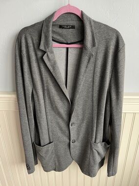 Zara Men's Heather Gray Knit Blazer Size M